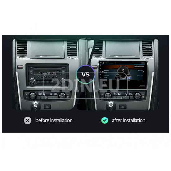 NISSAN PATROL Y62 - 9" МУЛТИМЕДИЯ / Навигация android 16
